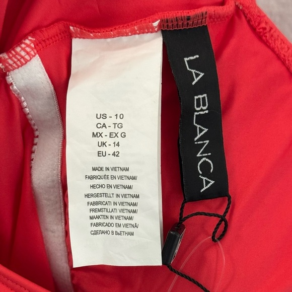 NWT La Blanca Women's Swimwear size 10 - Picture 5 of 6